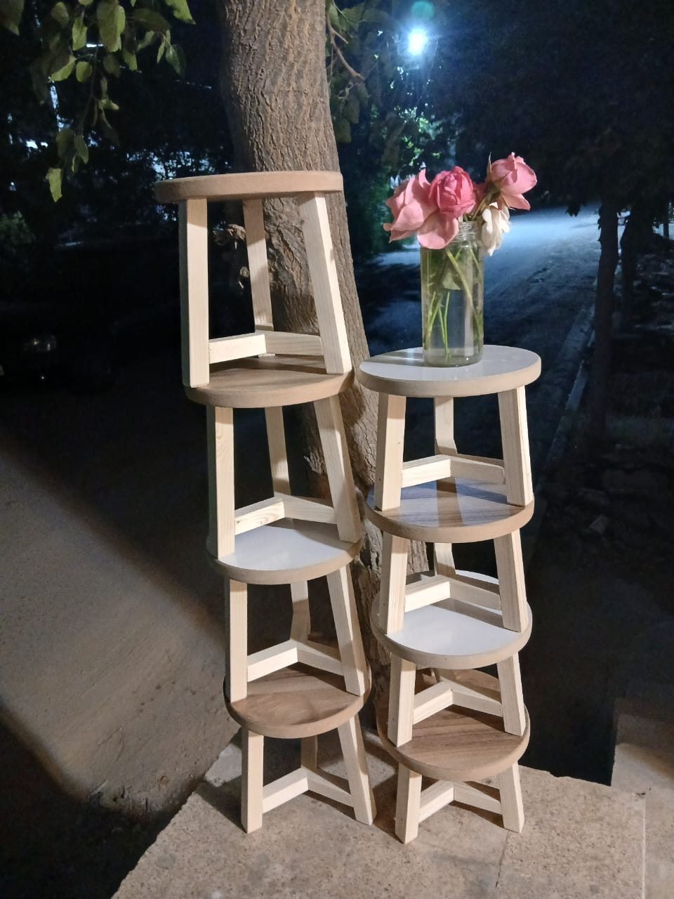 پایه-گلدان-چوبی-کوچک