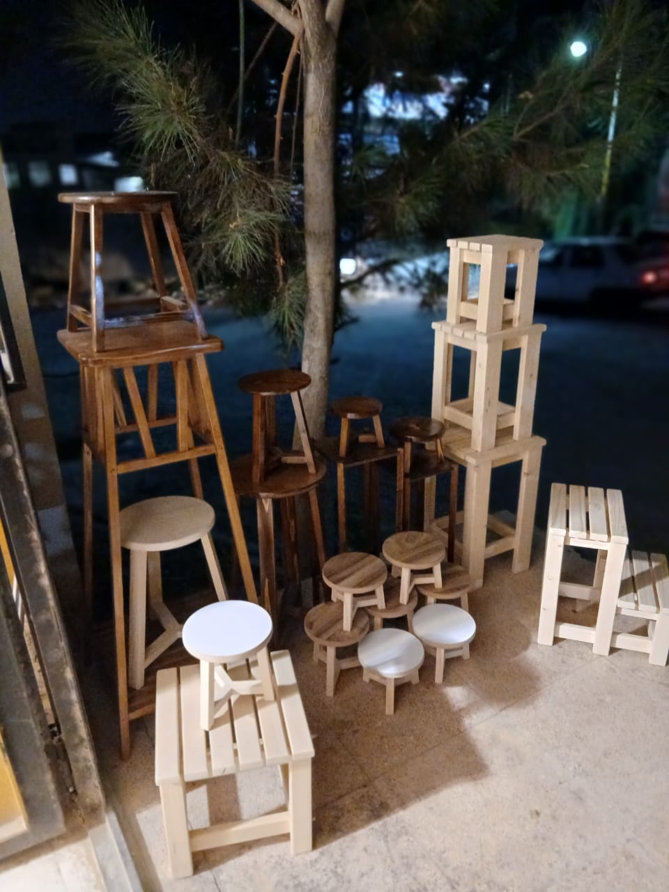 چهارپایه-چوبی-عمده